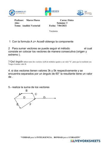 Vectores