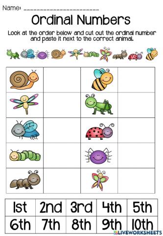 Ordinal Numbers