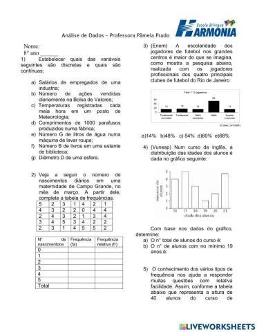 Lista-8° ano 