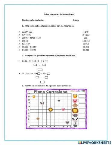 Repaso de matemáticas