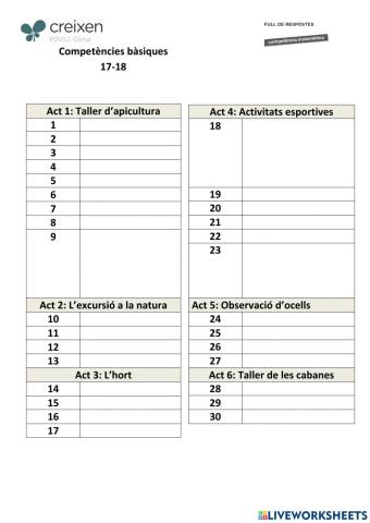 Full respostes competències bàsiques 17-18