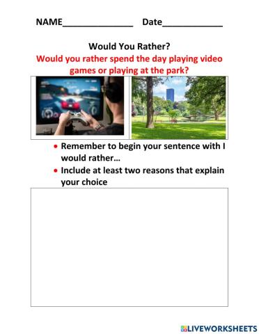 Would you rather