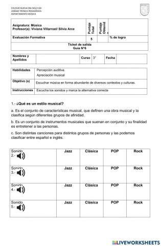 Géneros musicales