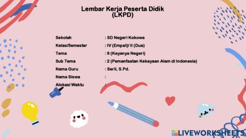 LKPD Digital Muatan IPA IPS