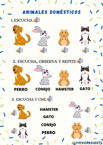 Animales domésticos