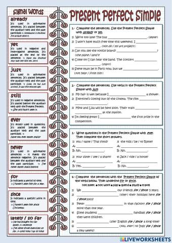 Present Perfect 4