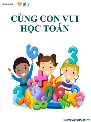 Cùng con vui học toán