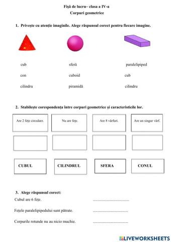 Corpuri geometrice