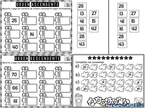 Orden acendent y desendente