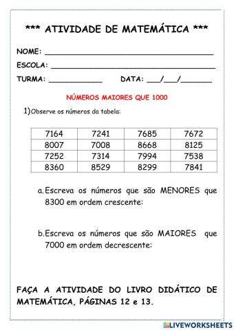 Ativ Matemática 10 a 15 maio 2021