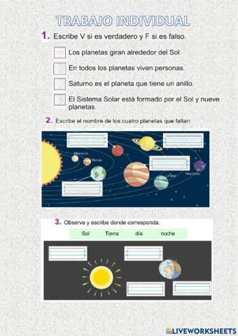 Planetas y estaciones