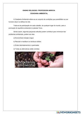 Cidadania Ambiental