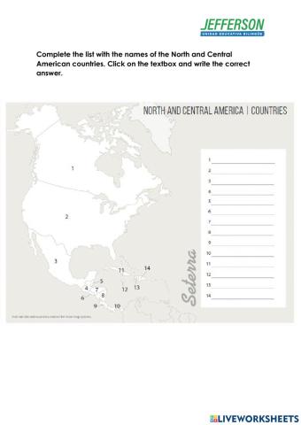 6th 1.2 The Americas Worksheet