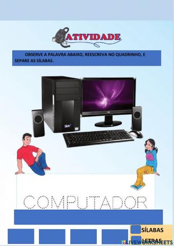 As partes do computador