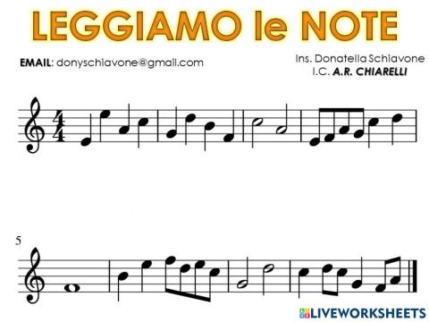 Note sul pentagramma