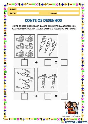 Conte os Desenhos