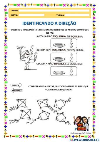 Identificando a Direção