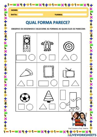 Qual Forma Parece?