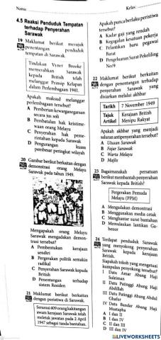 4.5 reaksi penduduk terhadap penyerahan sarawak