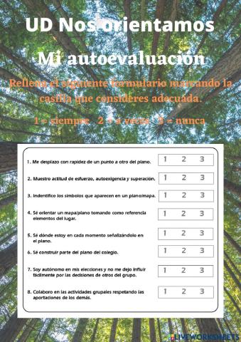 Autoevaluación Orientación