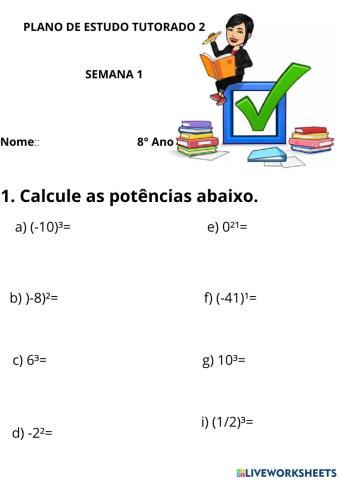 Plano de estudo tutorado volume 2