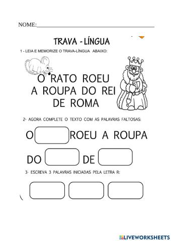 Trava-lingua