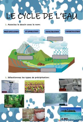 Le cycle de l'eau