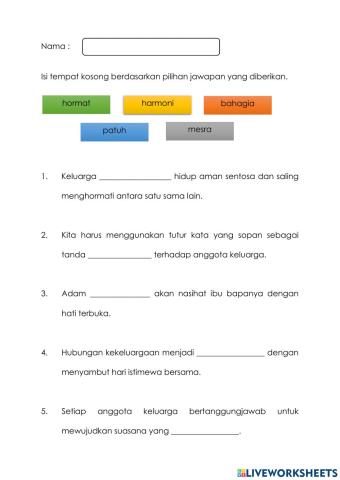 Membina keluarga bahagia