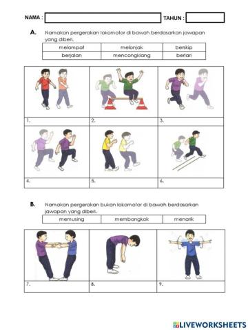 Pergerakan lokomotor