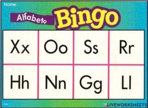 BINGO ALFABETICO 1