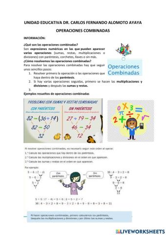 Operaciones combinadas