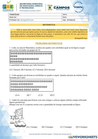 Problemas Matemáticos