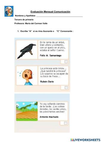 Examen comunicacion