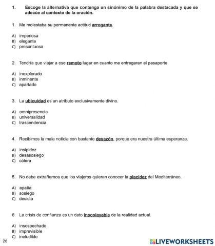 Vocabulario 2