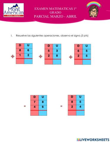 Examen de Matemáticas