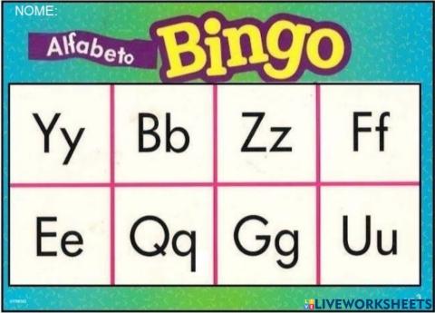 BINGO ALFABETICO 3