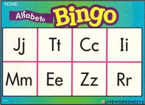 BINGO ALFABETICO 4