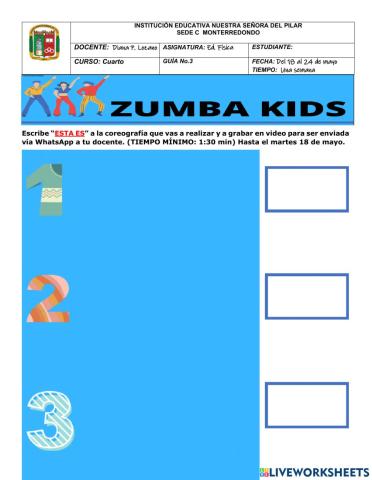 Zumba para niños