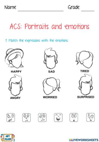 Portraits and emotions