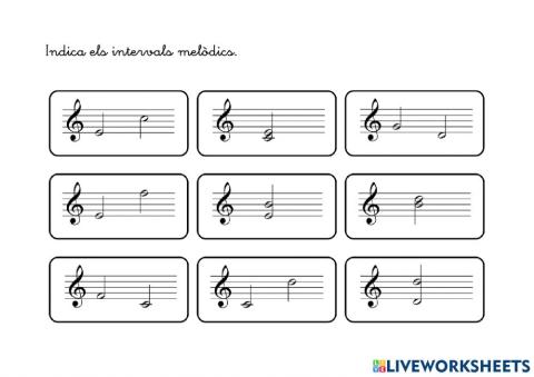 Intervals-Melòdics