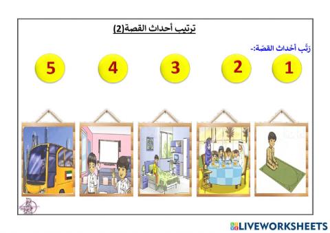 ترتيب أحداث القصة2