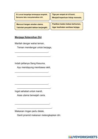 Menjaga kebersihan diri