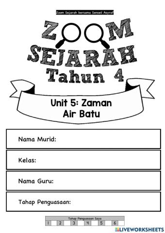 Sejarah tahun 4: zaman air batu