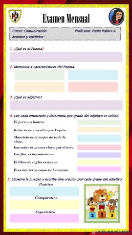 Examen de Comunicación