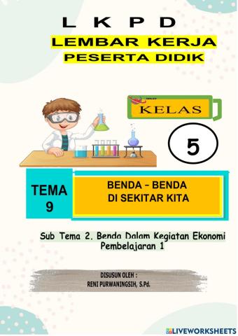 LKPD Kelas 5 Tema 9 Subtema 2