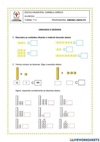Unidades e dezenas