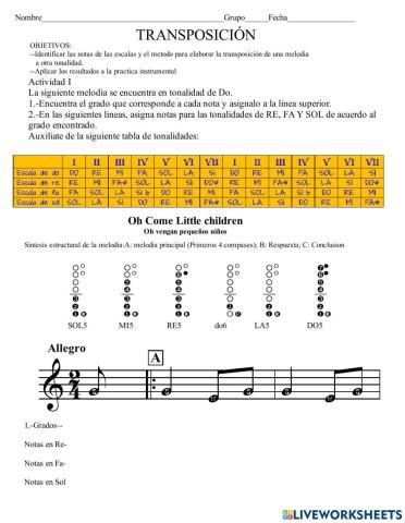 Transposición