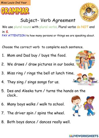 Subject Verb Agreement