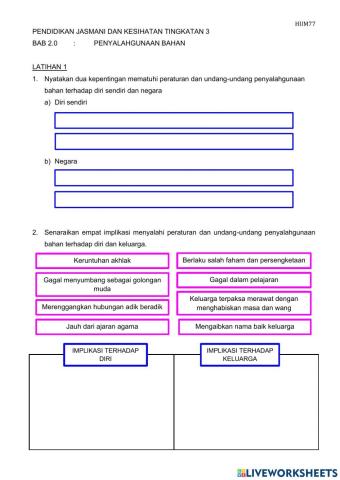 Penyalahgunaan bahan