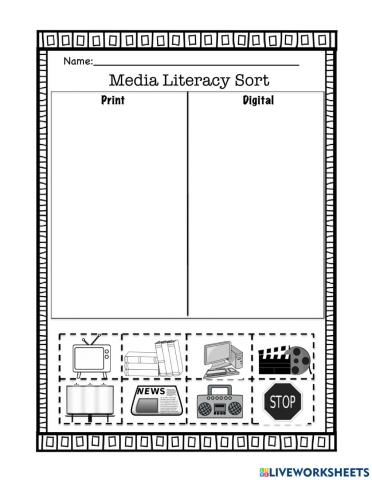 Print and Digital Media Sort